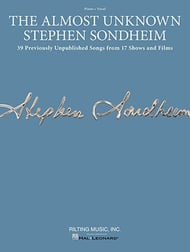 The Almost Unknown Stephen Sondheim Vocal Solo & Collections sheet music cover